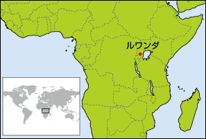 ルワンダの地図